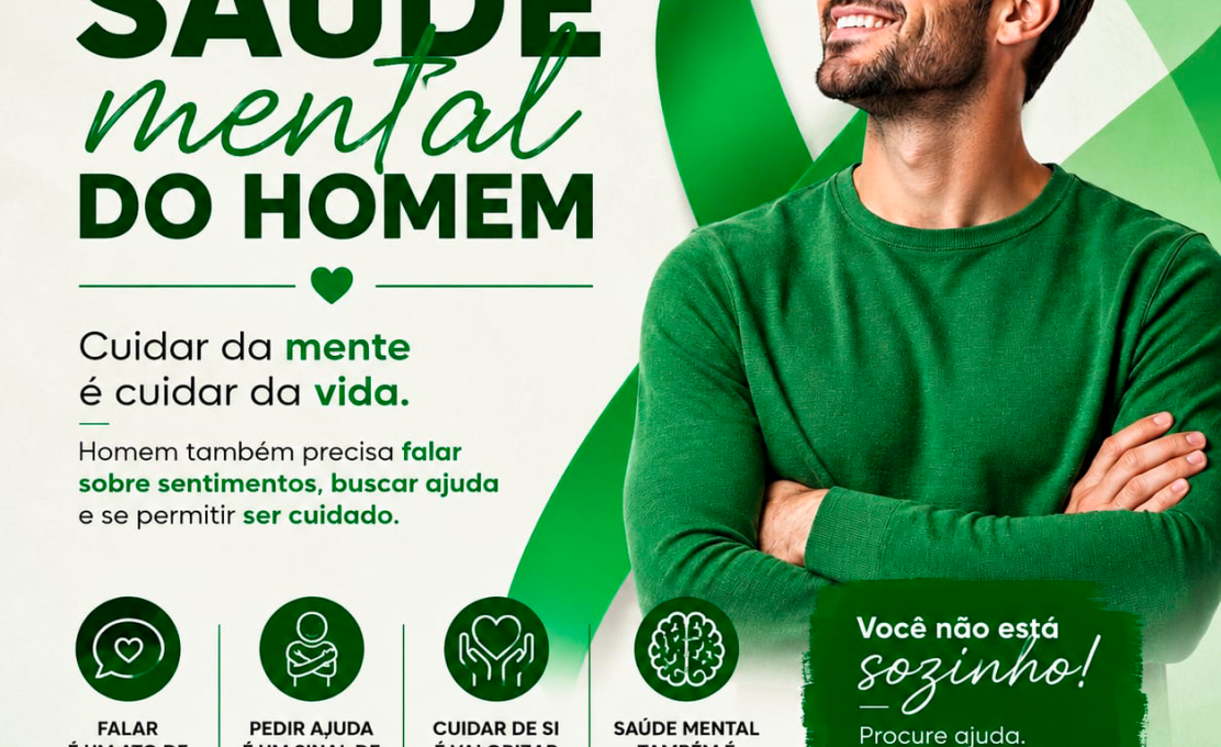 JUNHO VERDE | SAÚDE MENTAL DOS HOMENS.