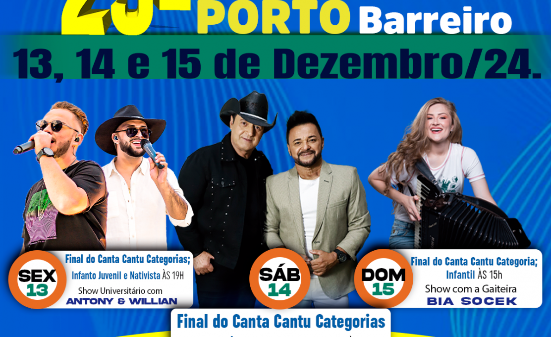 Aniversário de Porto Barreiro.