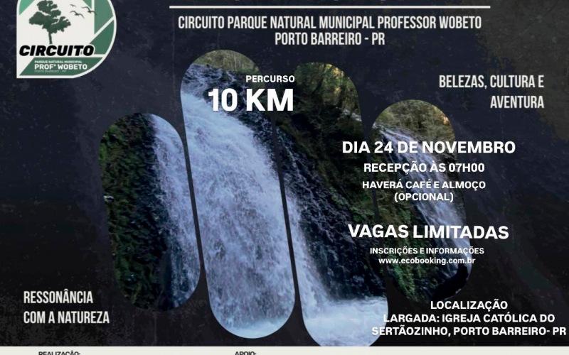 Caminhada da Natureza, Circuito Parque Natural Ambiental Professor Wobeto.